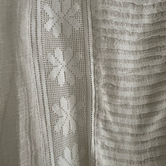 Free People White Floral Blouse - Picture 3 of 4